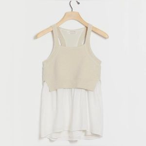 Jenna Knot Babydoll twofer tank